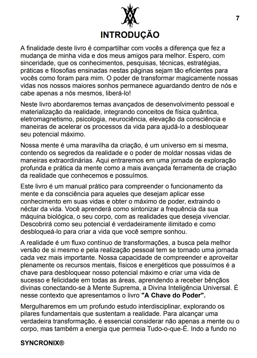 Página 1 do manual