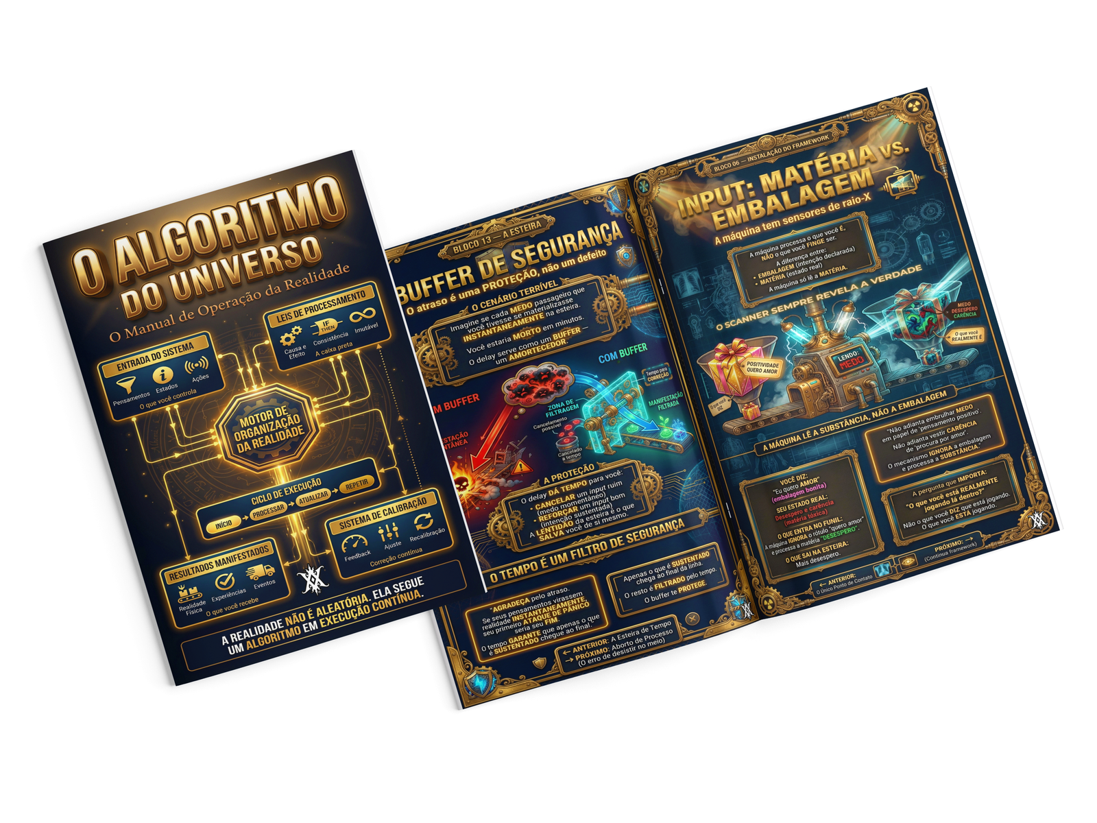 Mockup do ebook O Algoritmo do Universo