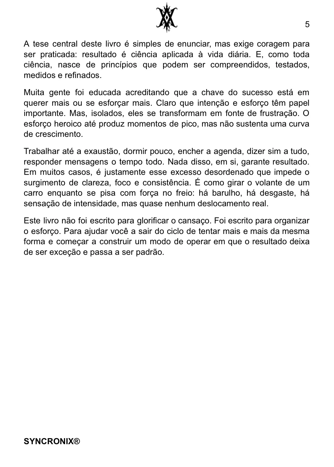 Página 2 do livro A Ciência do Resultado