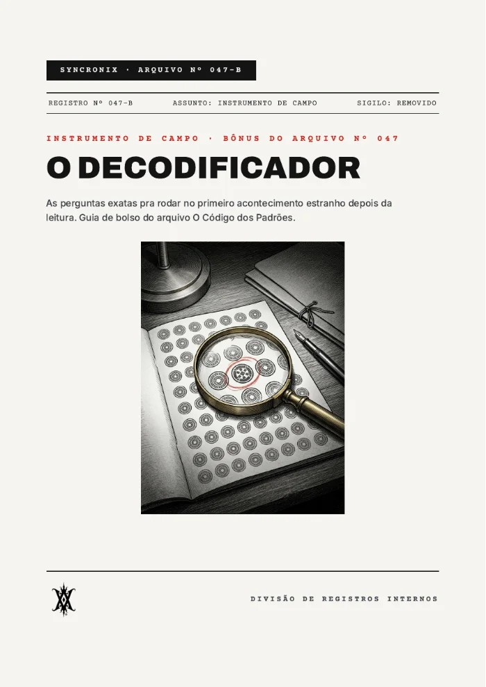 Capa do bônus O Decodificador